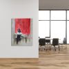 Red Bar Woman Gallery Wrap