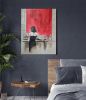 Red Bar Woman Gallery Wrap