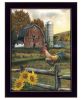 "Early Rooster" by Ed Wargo, Ready to Hang Framed Print, Black Frame