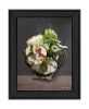 "Vintage Floral Tea Pot" by House Fenway, Ready to Hang Framed Print, Black Frame
