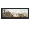 "Peace On Earth" By John Rossini, Printed Wall Art, Ready To Hang Framed Poster, Black Frame