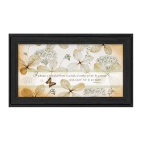 "Faith Sees" By Robin-Lee Vieira, Printed Wall Art, Ready To Hang Framed Poster, Black Frame