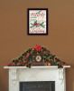 "Home For Christmas" by Artisan Cindy Jacobs, Ready to Hang Framed Print, Black Frame