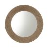 Cove Natural Jute Rope Round Wall Mirror 26"