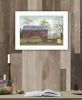 "Flower Wagon" by Artisan Billy Jacobs, Ready to Hang Framed Print, White Frame