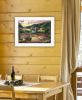 "Lakefront Camping II" By Ed Wargo, Ready to Hang Framed Print, White Frame
